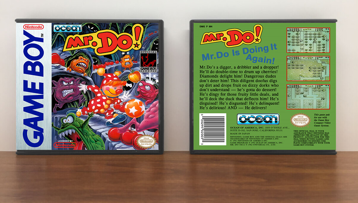 Mr. Do!, Artwork Spine Color: Chrome