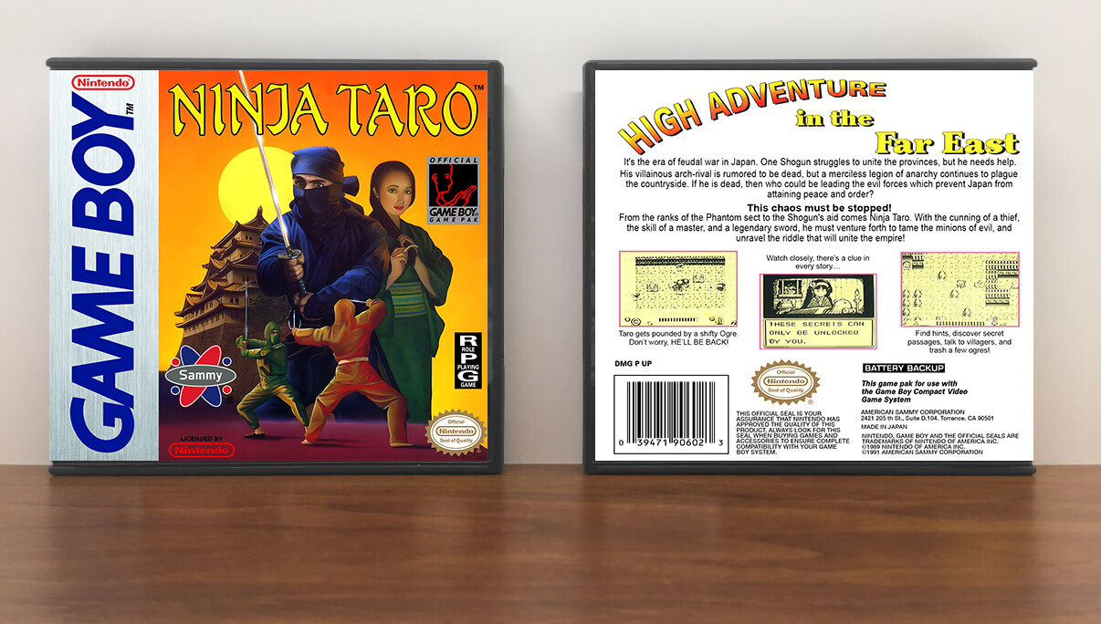 Ninja Taro, Artwork Spine Color: Chrome
