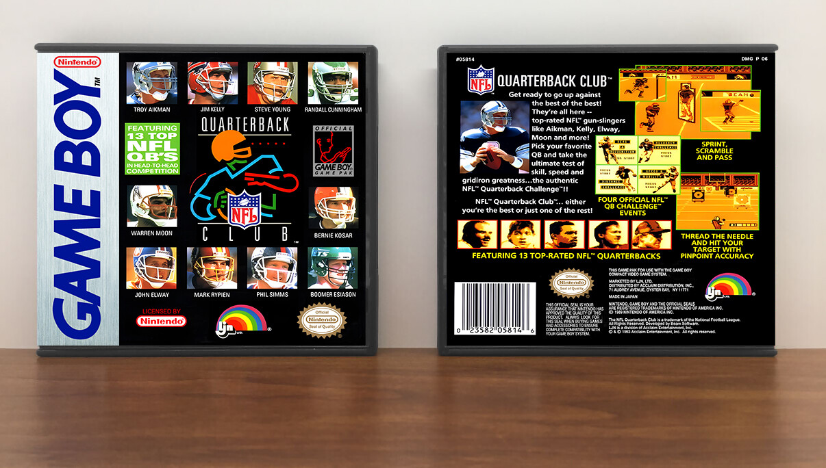 NFL Quarterback Club, Artwork Spine Color: Chrome