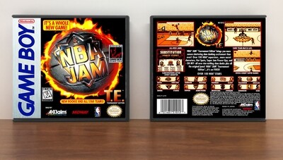 NBA Jam Tournament Edition, Artwork Spine Color: Chrome