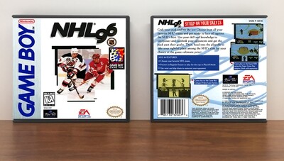 NHL Hockey &#39;96, Artwork Spine Color: Chrome