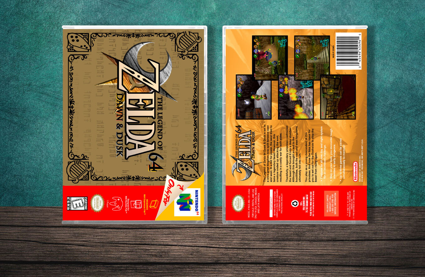 Legend of Zelda: Dawn &amp; Dusk, The, Case Color: CLEAR (Transparent)