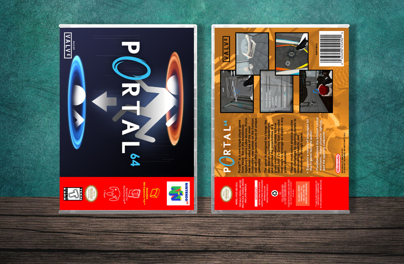 Portal 64, Case Color: CLEAR (Transparent)