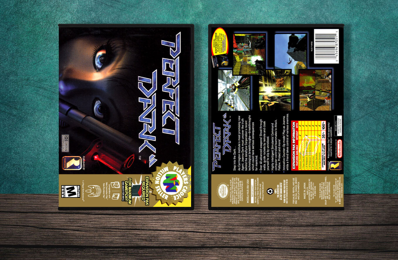 Perfect Dark (PC), Case Color: DARK GREY (OEM DS CASE COLOR)