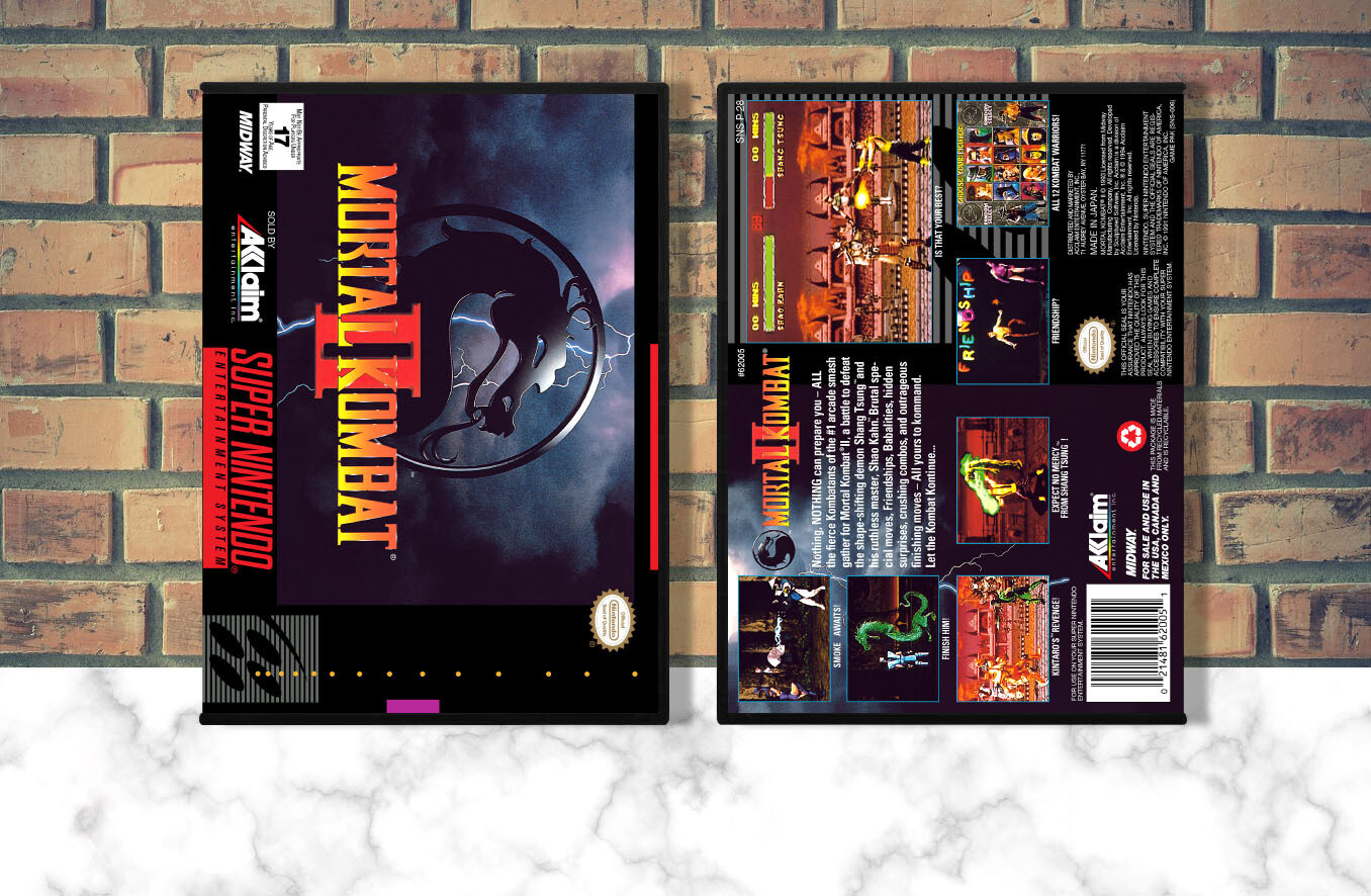 Mortal Kombat II, Case Color: DARK GREY (OEM DS CASE COLOR)