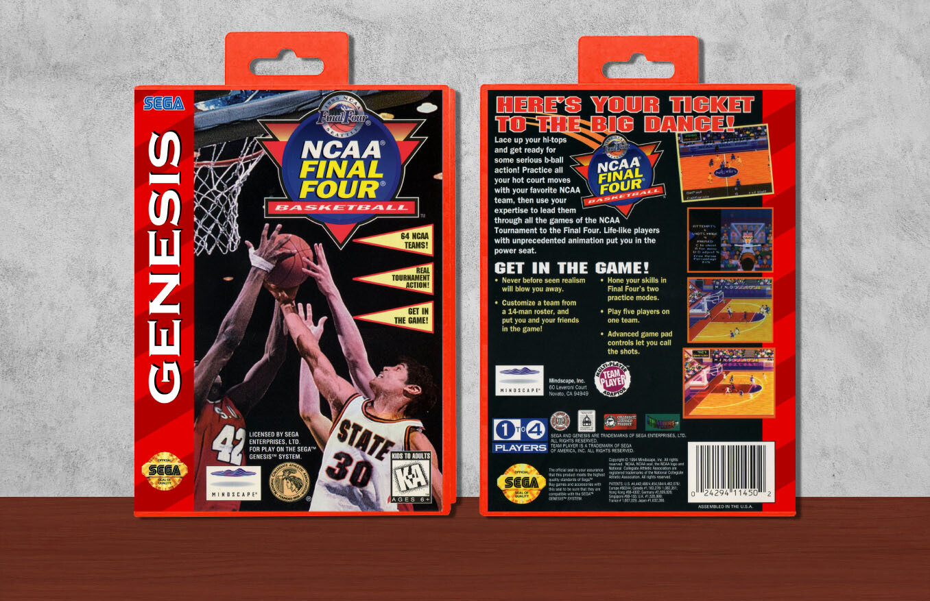 NCAA Final Four Basketball, Case Color: Red