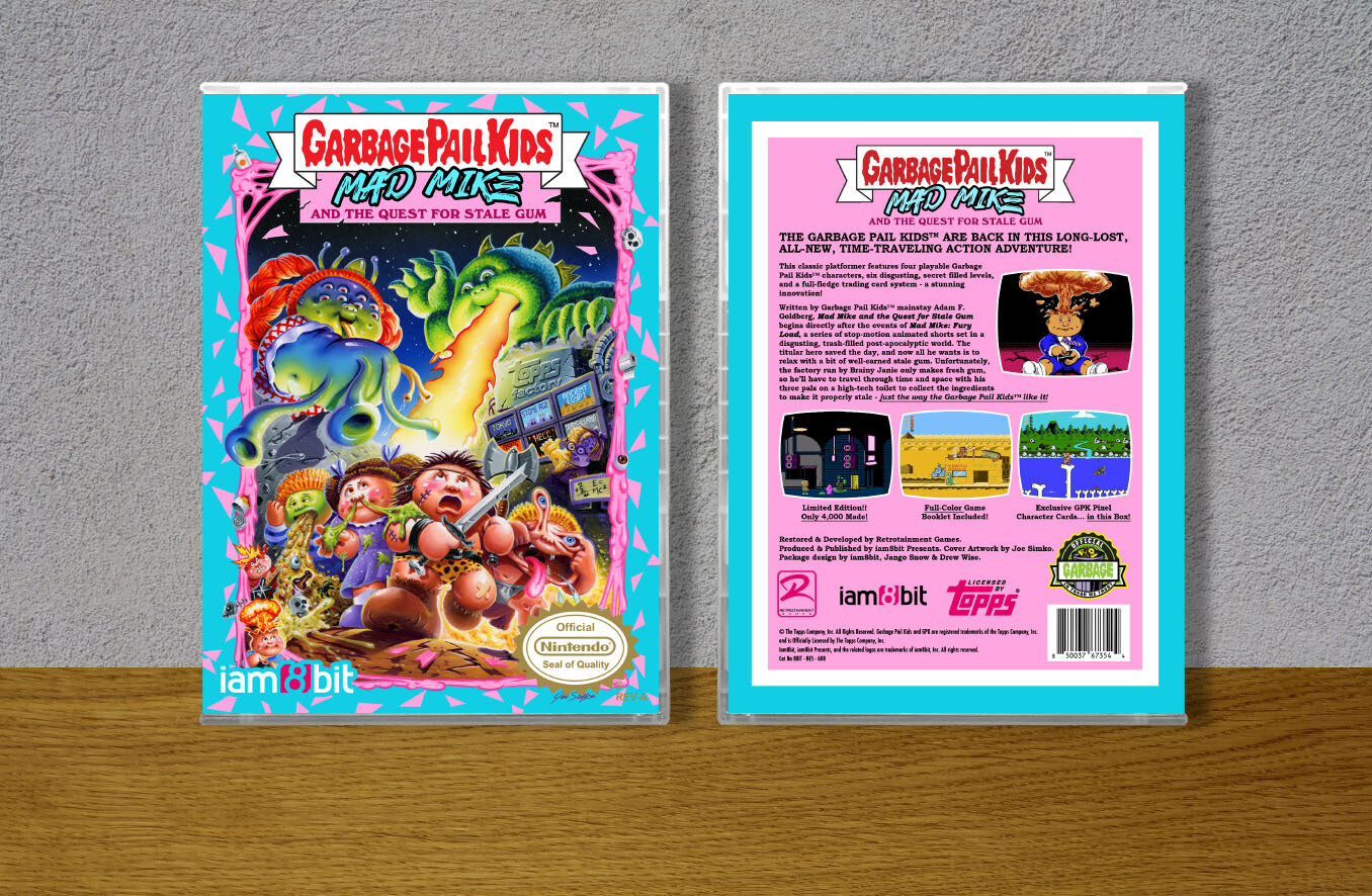 Garbage Pail Kids: Mad Mike and the Quest for Stale Gum, Case Color: CLEAR (Transparent)