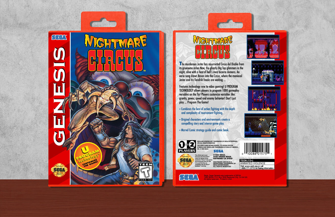 Nightmare Circus, Case Color: Red