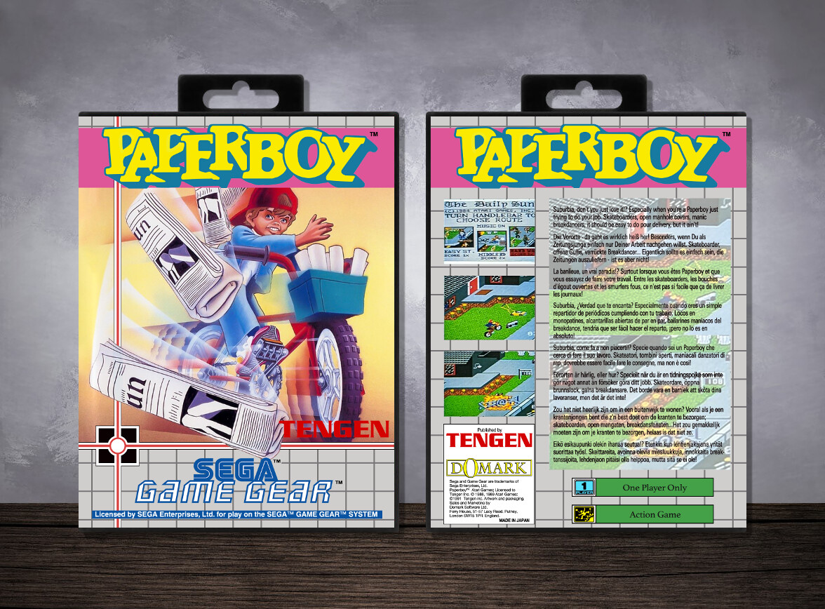 Paperboy, Case Color: Black