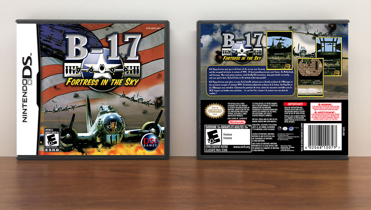 B-17: Fortress in the Sky, Case Color: DARK GREY (OEM DS CASE COLOR)