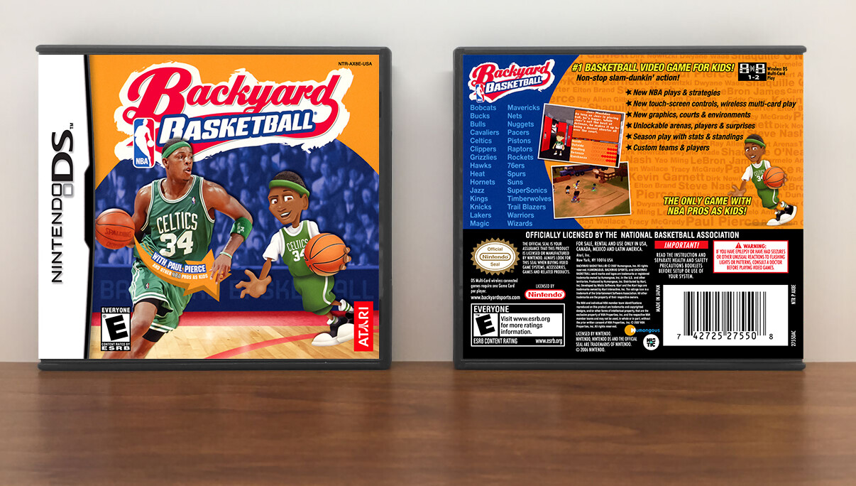 Backyard Basketball, Case Color: DARK GREY (OEM DS CASE COLOR)