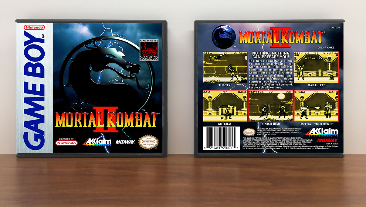 Mortal Kombat II, Artwork Spine Color: Chrome