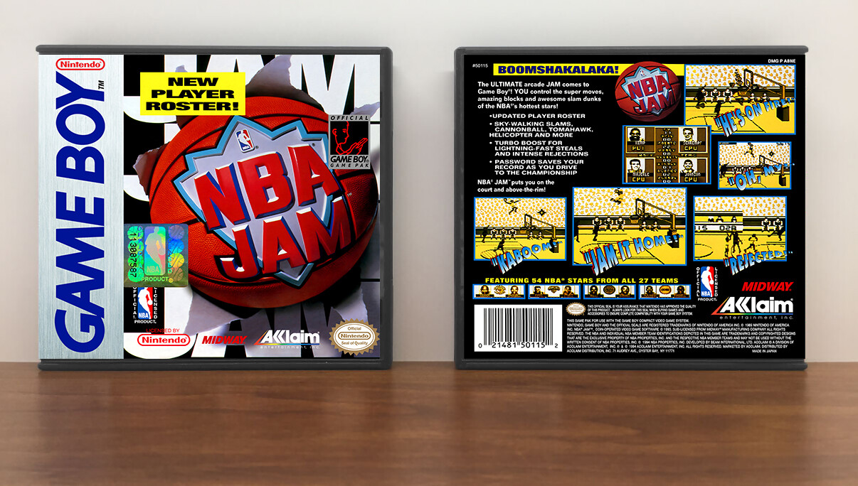 NBA Jam, Artwork Spine Color: Chrome