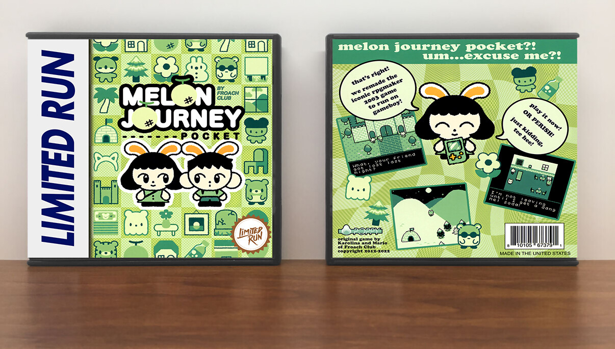 Melon Journey Pocket, Artwork Spine Color: Chrome