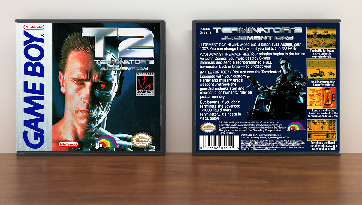 Terminator 2: Judgment Day T2, Artwork Spine Color: Chrome
