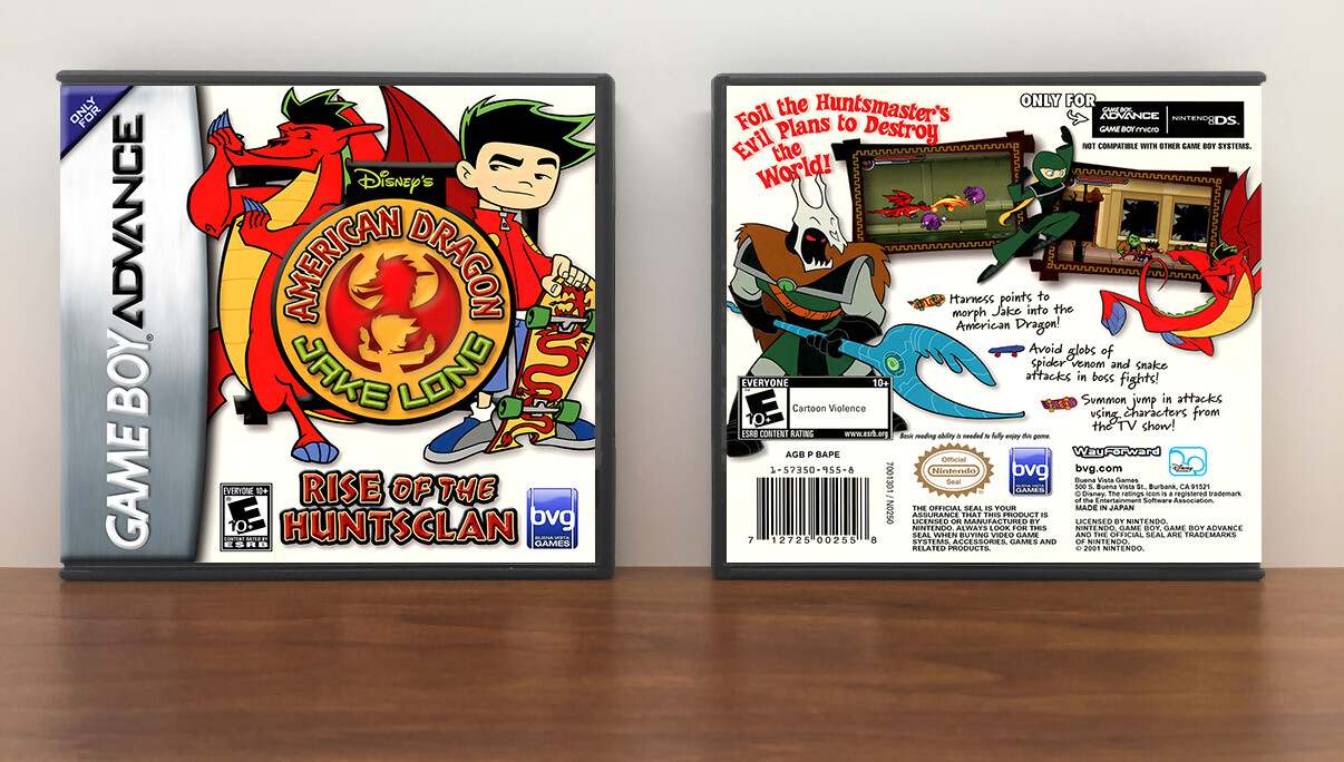 American Dragon: Jake Long - Rise of the Huntsclan, Artwork Spine Color: Chrome
