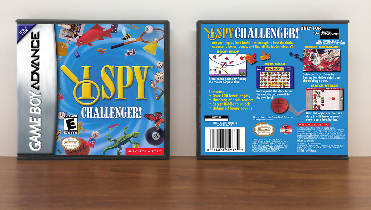 I Spy Challenger!, Artwork Spine Color: Chrome