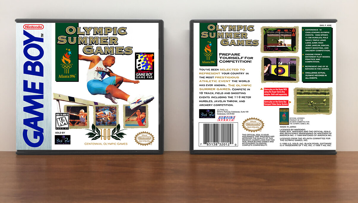 Olympic Summer Games: Atlanta 1996, Artwork Spine Color: Chrome