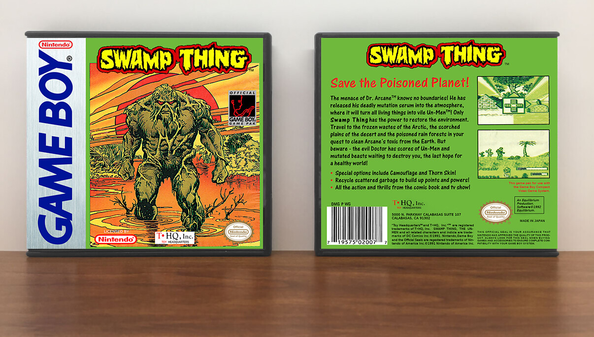 Swamp Thing, Artwork Spine Color: Chrome