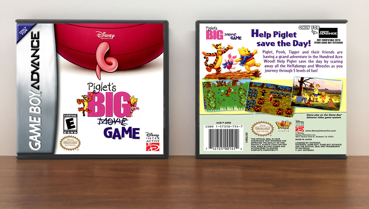 Piglet&#39;s Big Game, Artwork Spine Color: Chrome