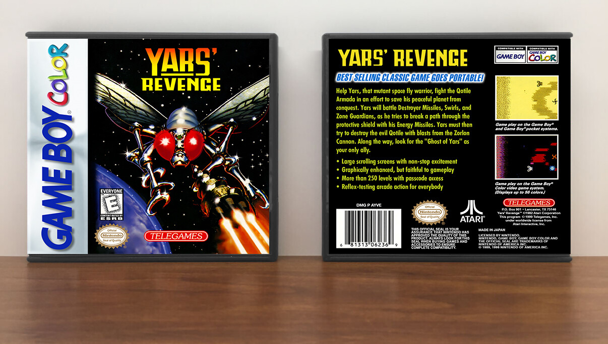 Yars&#39; Revenge, Artwork Spine Color: Chrome