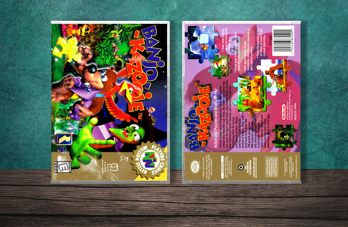 Banjo-Kazooie (PC), Case Color: CLEAR (Transparent)