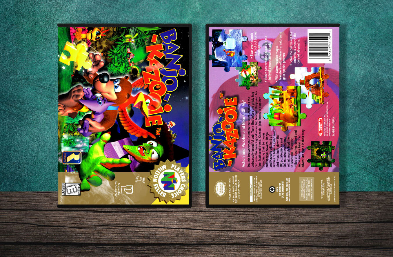 Banjo-Kazooie (PC), Case Color: DARK GREY (OEM DS CASE COLOR)