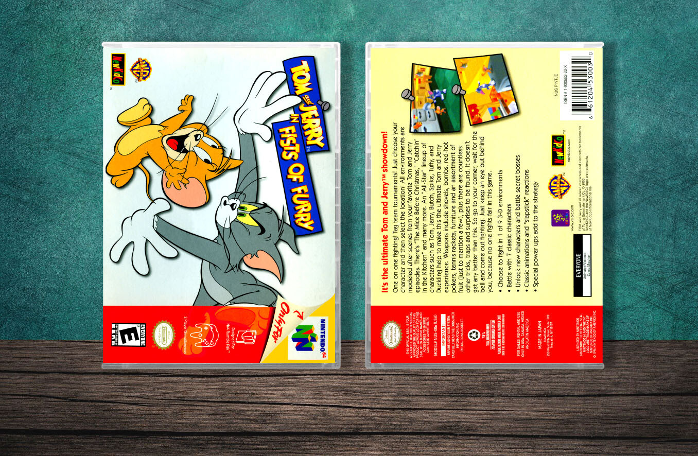 Tom and Jerry: Fists of Fury, Case Color: CLEAR (Transparent)