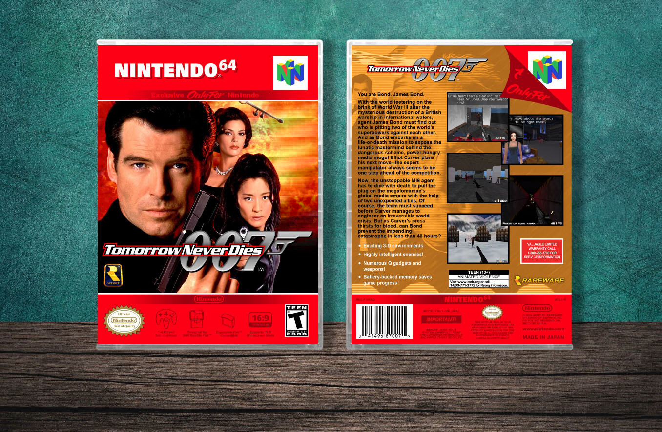 007: Tomorrow Never Dies, Case Color: CLEAR (Transparent)