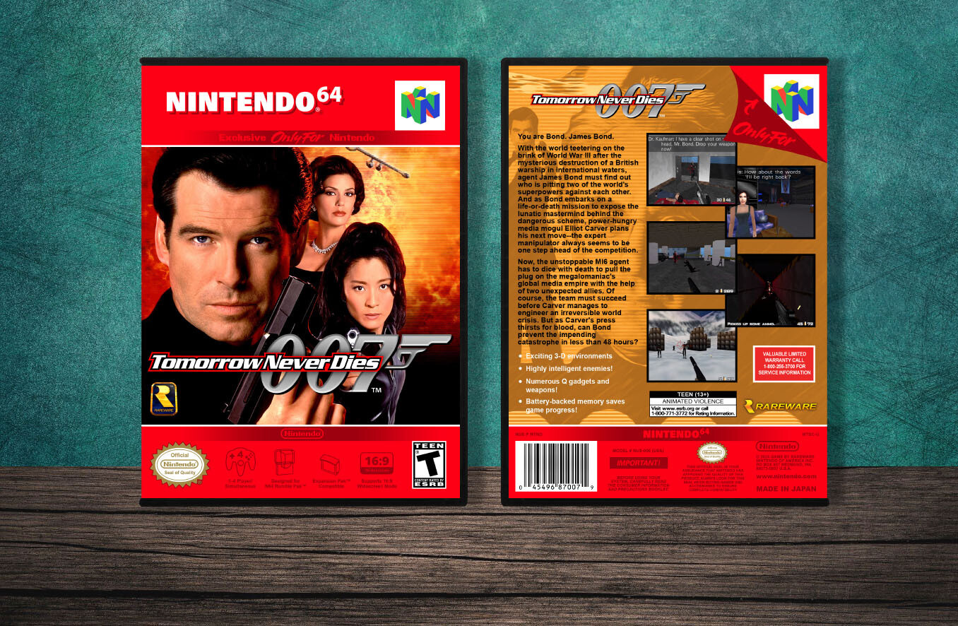 007: Tomorrow Never Dies, Case Color: DARK GREY (OEM DS CASE COLOR)