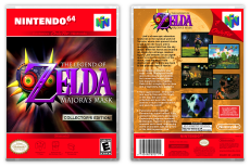Legend of Zelda: Majora&#39;s Mask, The Collectors Edition (Green Spine)