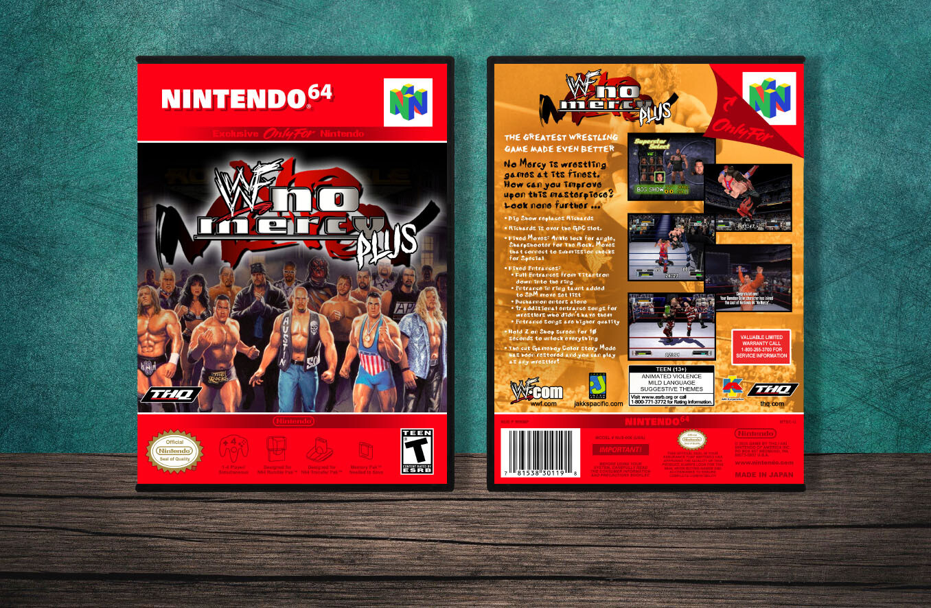 WWF No Mercy: Plus, Case Color: DARK GREY (OEM DS CASE COLOR)