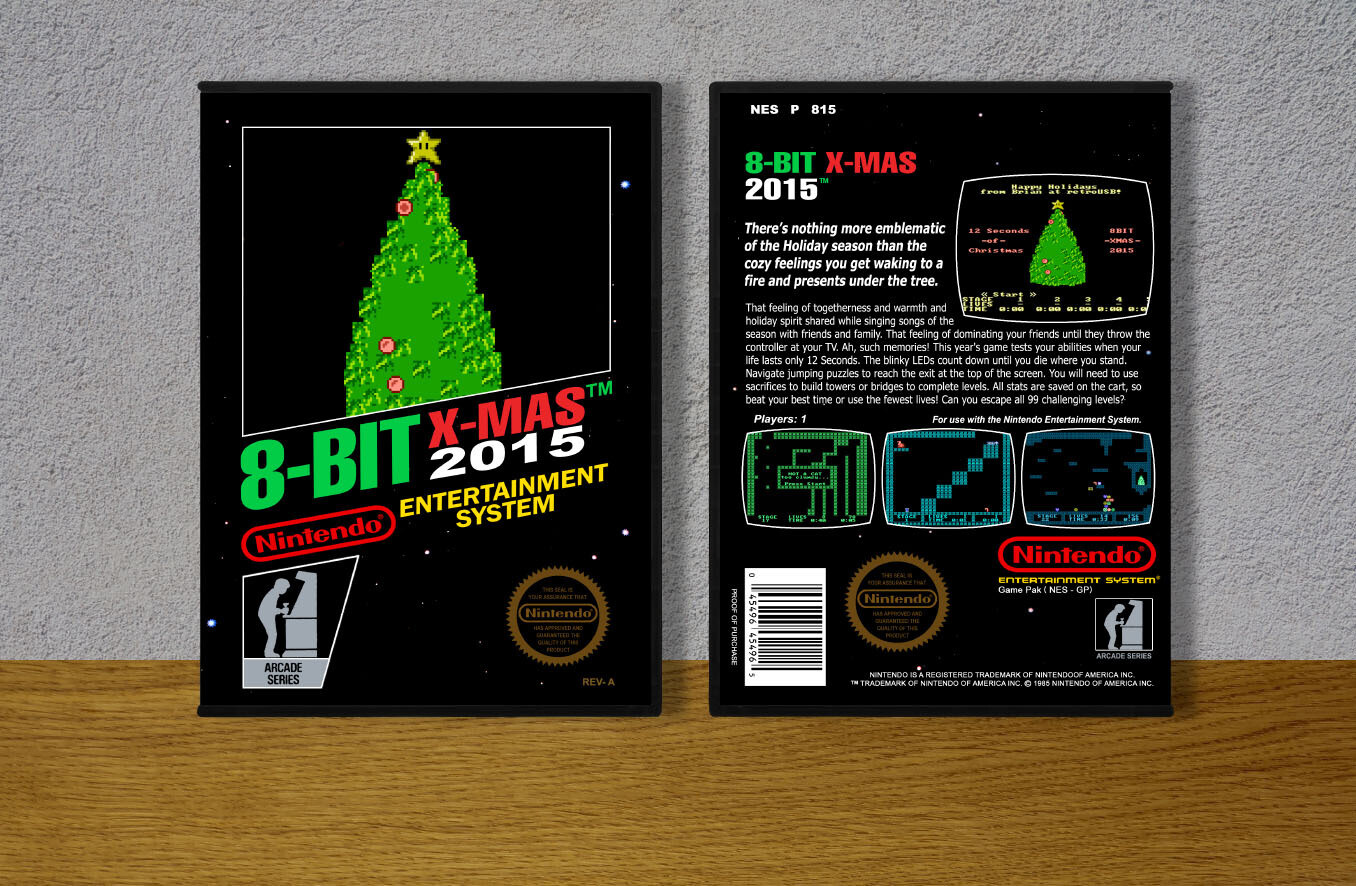8-Bit X-Mas 2015, Case Color: DARK GREY (OEM DS CASE COLOR)