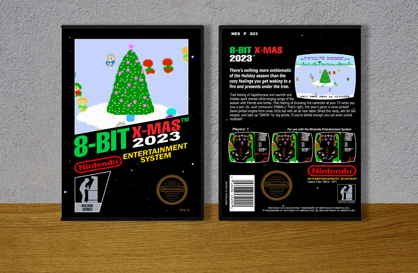 8-Bit X-Mas 2023, Case Color: DARK GREY (OEM DS CASE COLOR)