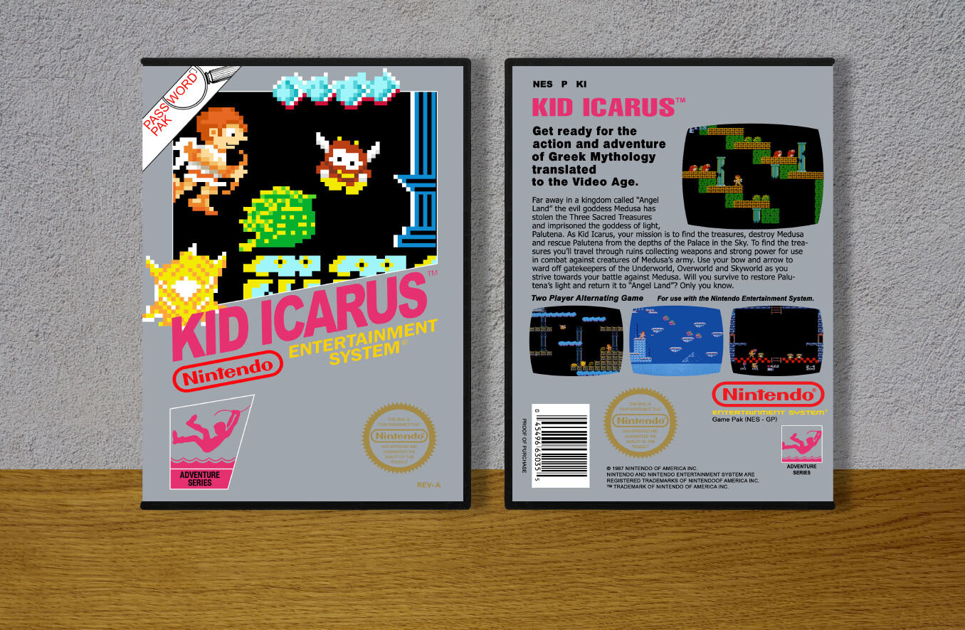 Kid Icarus, Case Color: DARK GREY (OEM DS CASE COLOR)