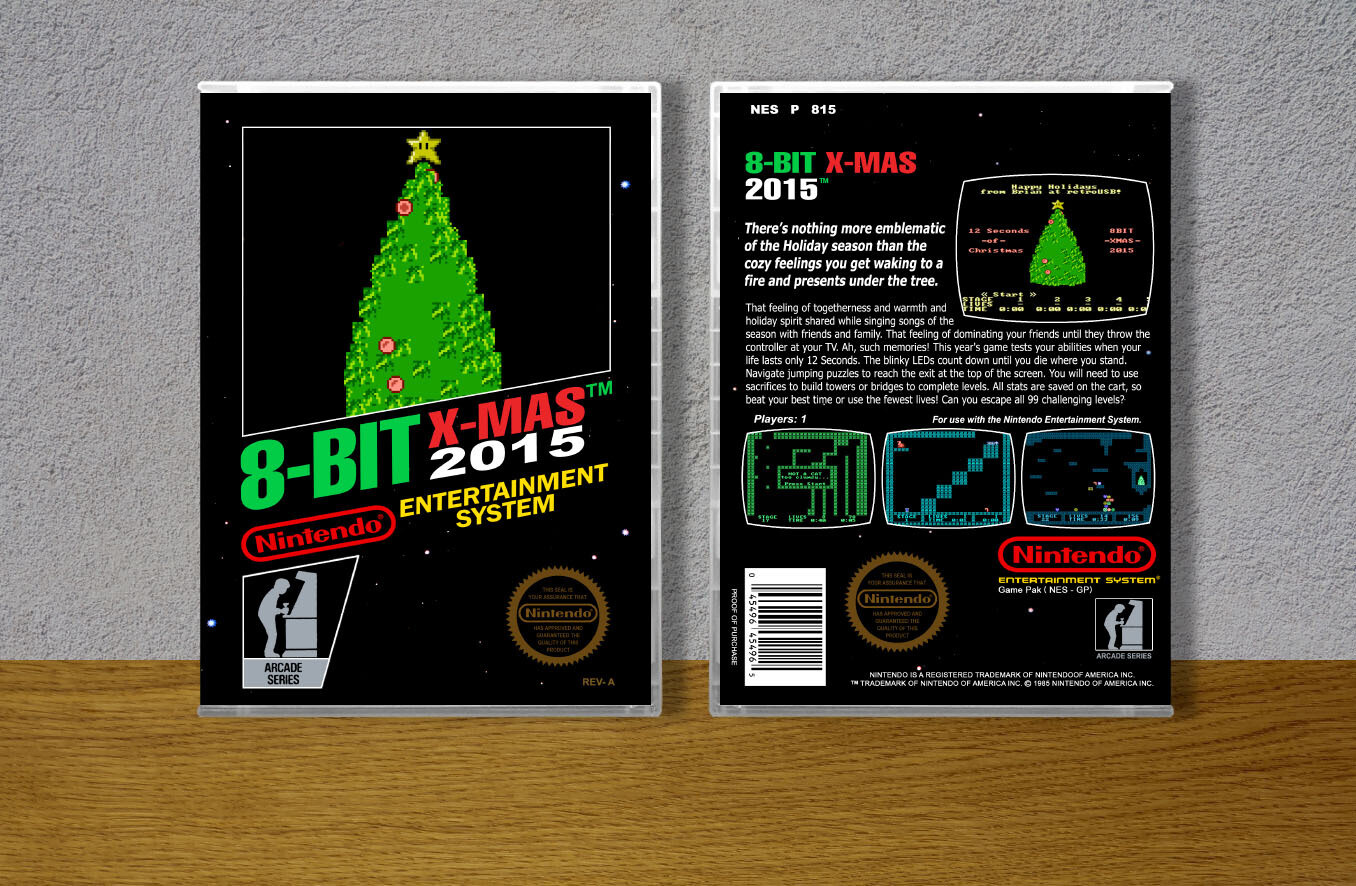 8-Bit X-Mas 2015, Case Color: CLEAR (Transparent)