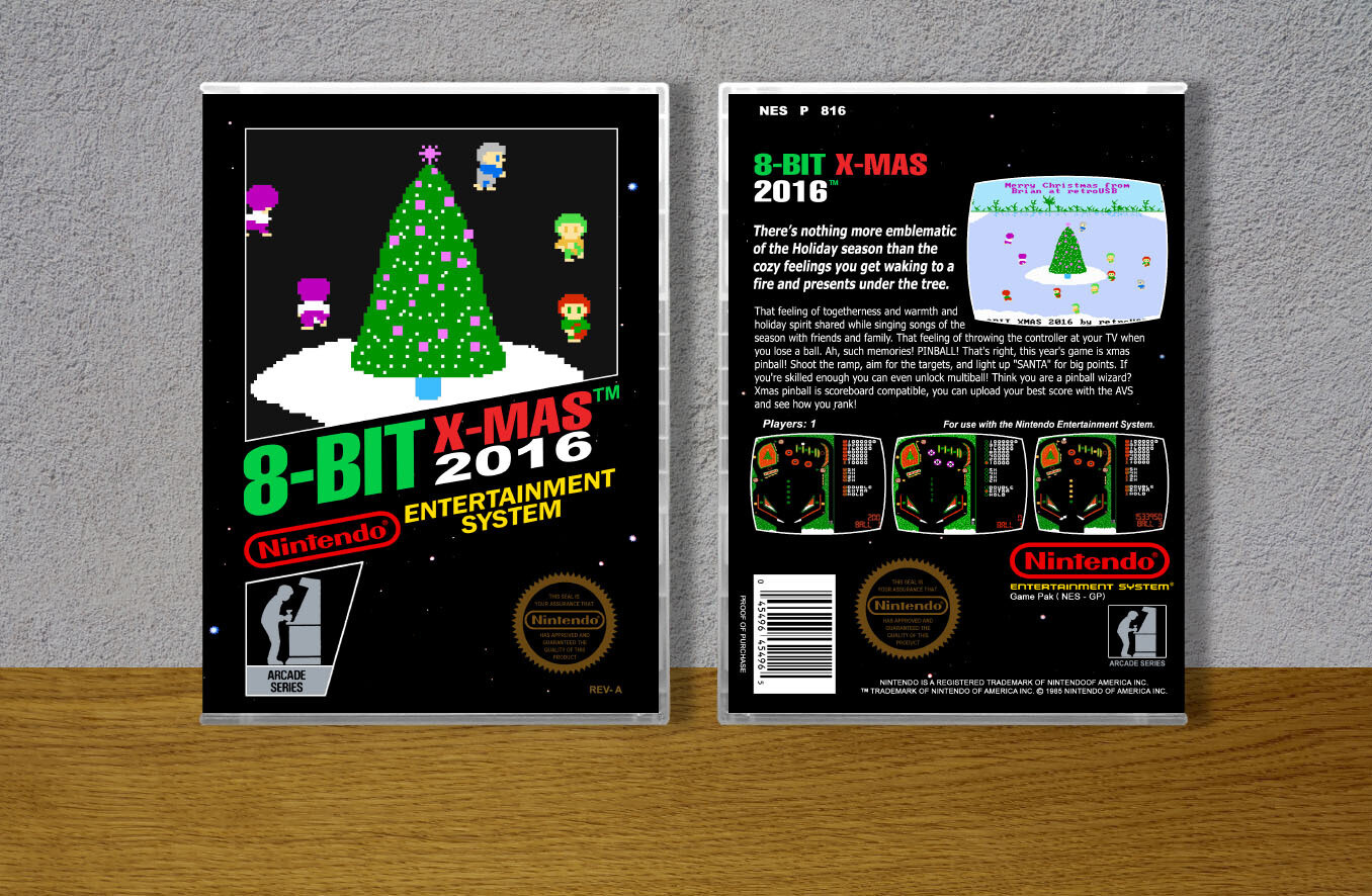 8-Bit X-Mas 2016, Case Color: CLEAR (Transparent)