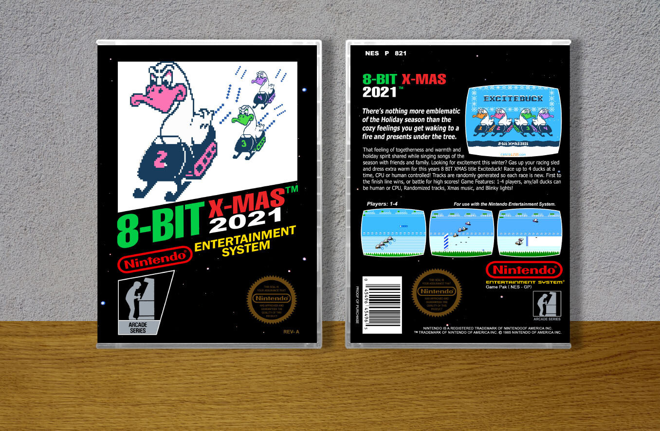 8-Bit X-Mas 2021, Case Color: CLEAR (Transparent)