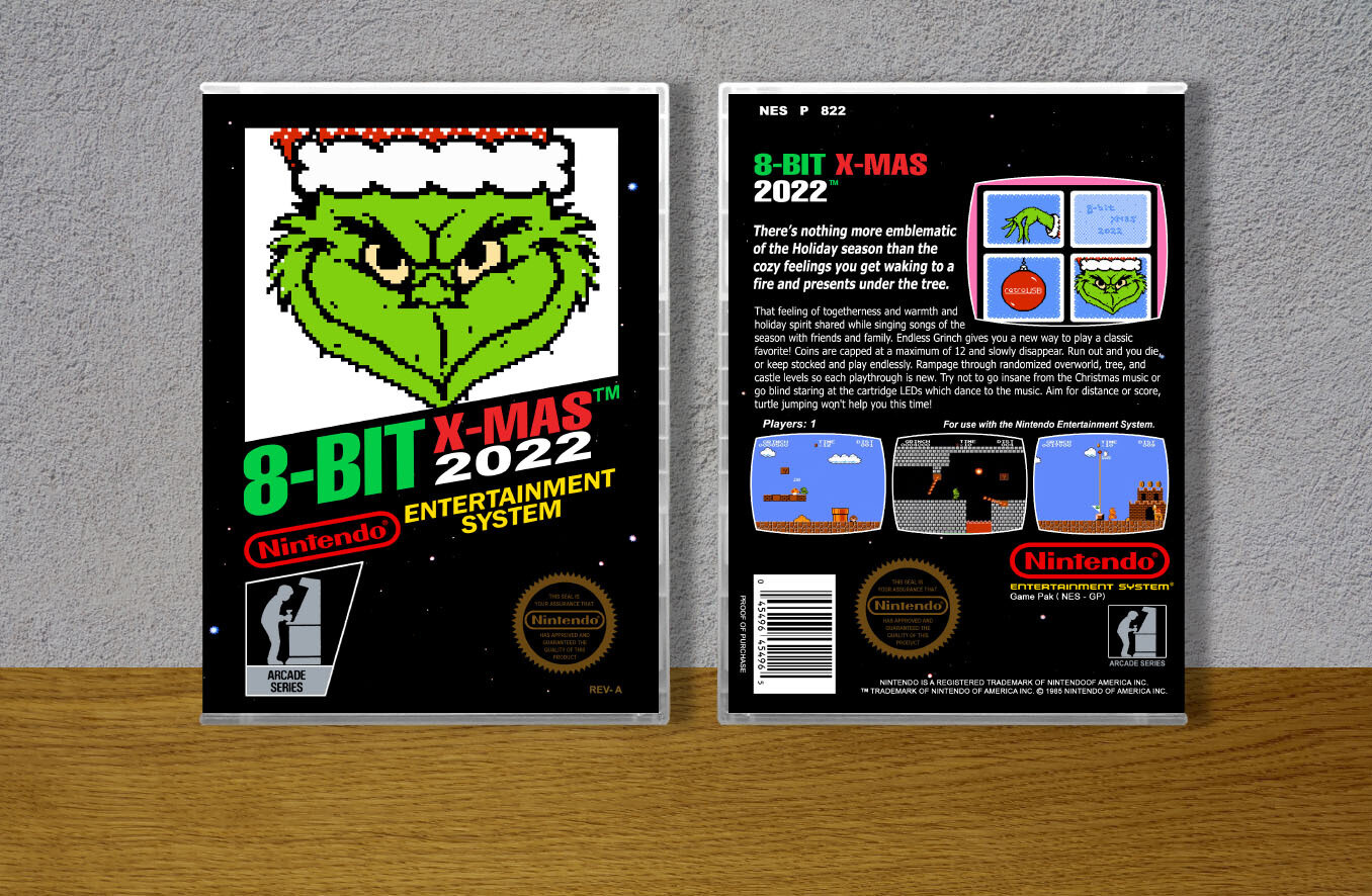 8-Bit X-Mas 2022, Case Color: CLEAR (Transparent)