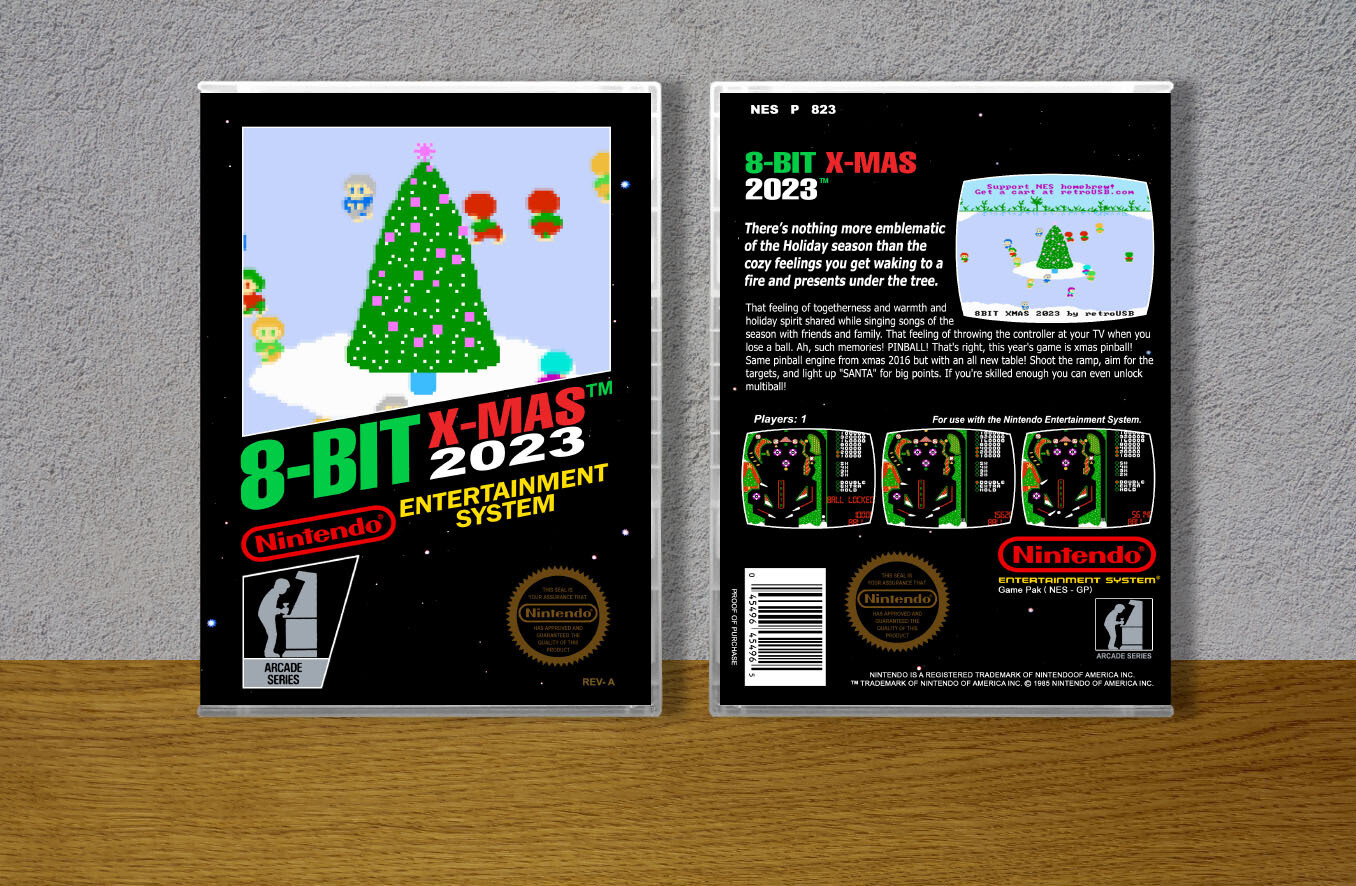 8-Bit X-Mas 2023, Case Color: CLEAR (Transparent)