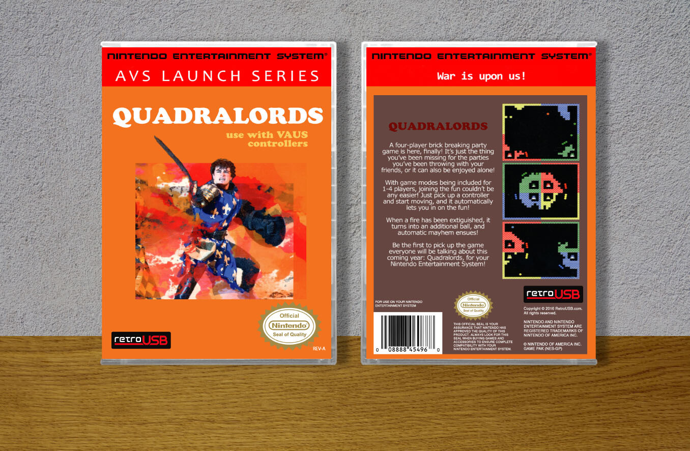 Quadralords, Case Color: CLEAR (Transparent)
