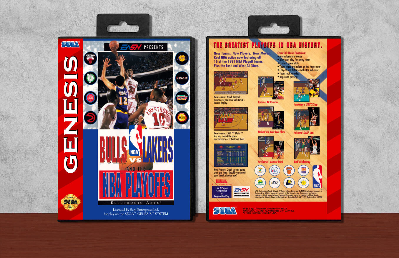 Bulls vs Lakers and the NBA Playoffs, Case Color: Black