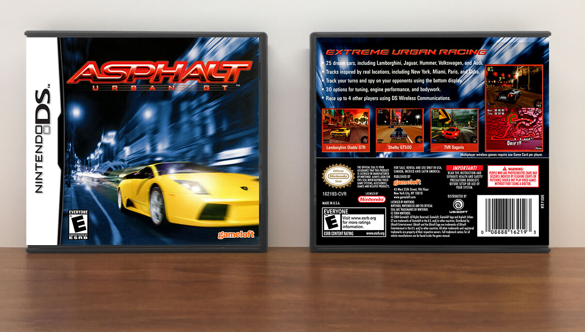 Asphalt Urban GT, Case Color: DARK GREY (OEM DS CASE COLOR)