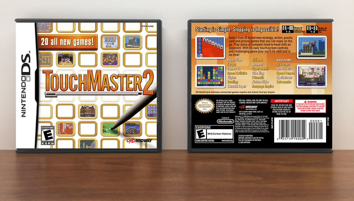 TouchMaster 2, Case Color: DARK GREY (OEM DS CASE COLOR)