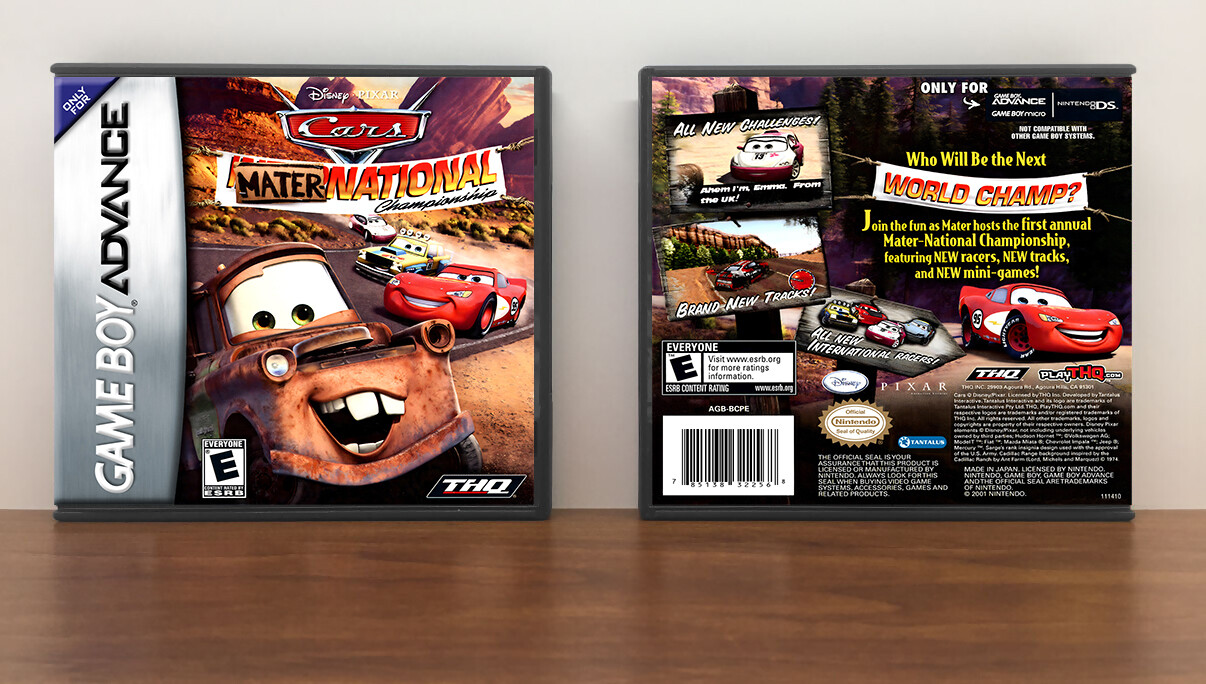 Disney/Pixar's Cars Mater-National Championship, Artwork Spine Color: Chrome