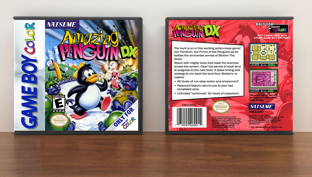 Amazing Penguin DX, Artwork Spine Color: Chrome