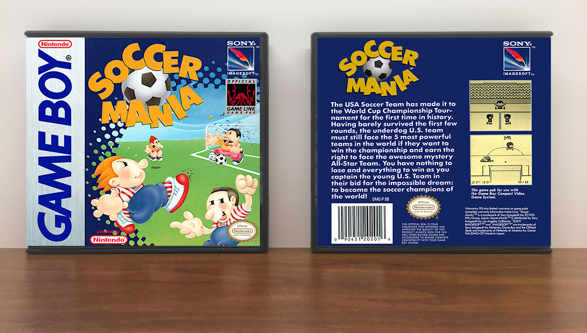 Soccer Mania, Artwork Spine Color: Chrome