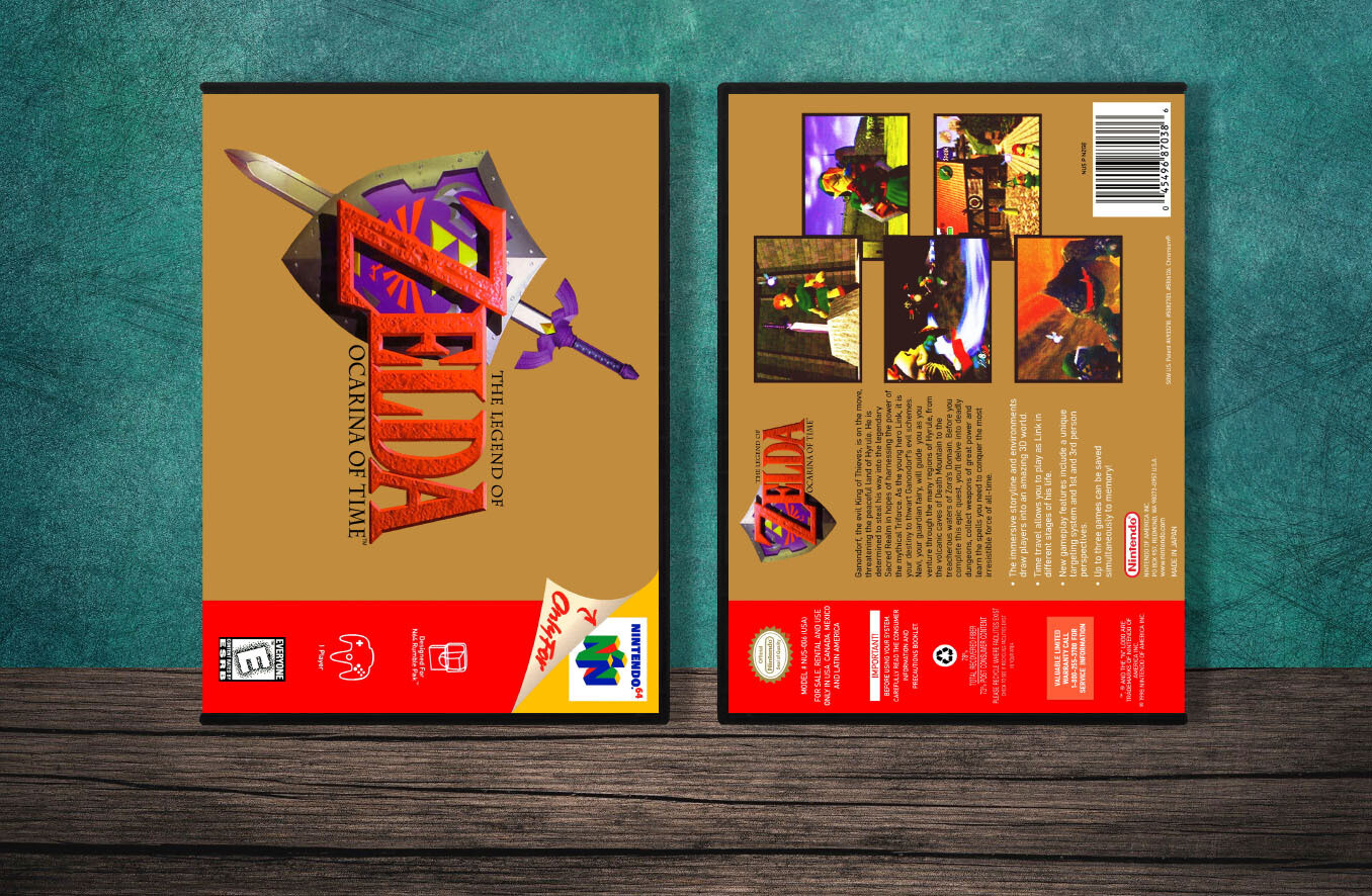 Legend of Zelda: Ocarina of Time, The, Case Color: DARK GREY (OEM DS CASE COLOR)