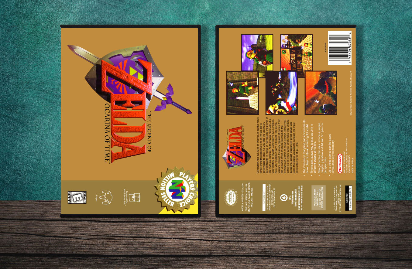 Legend of Zelda: Ocarina of Time, The (PC), Case Color: DARK GREY (OEM DS CASE COLOR)