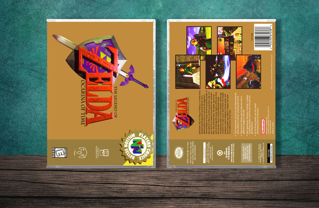Legend of Zelda: Ocarina of Time, The (PC), Case Color: CLEAR (Transparent)